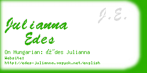 julianna edes business card